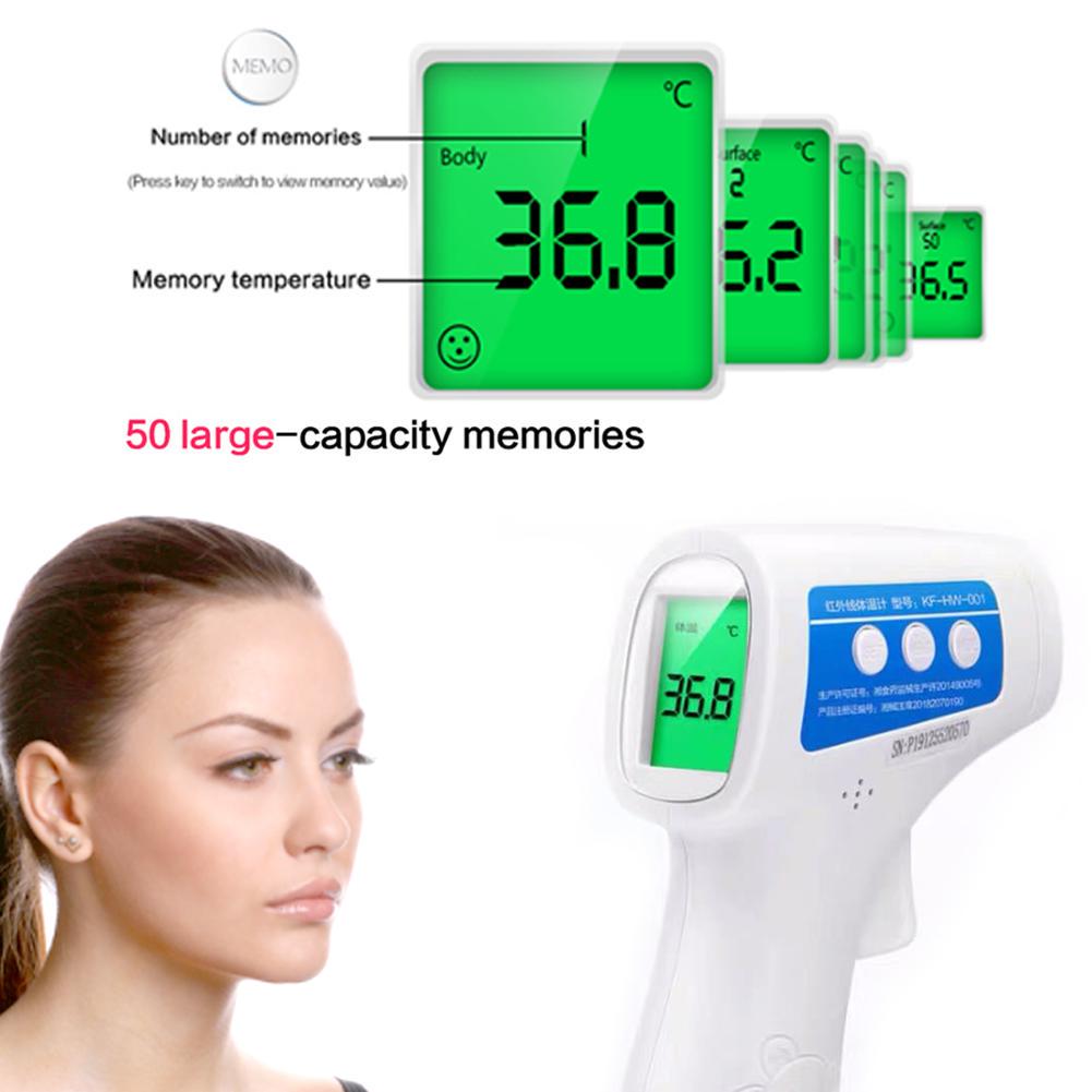 Professional Non-Contact Digital IR Infrared Body Fever Thermometer Children Forehead for Baby/Adult