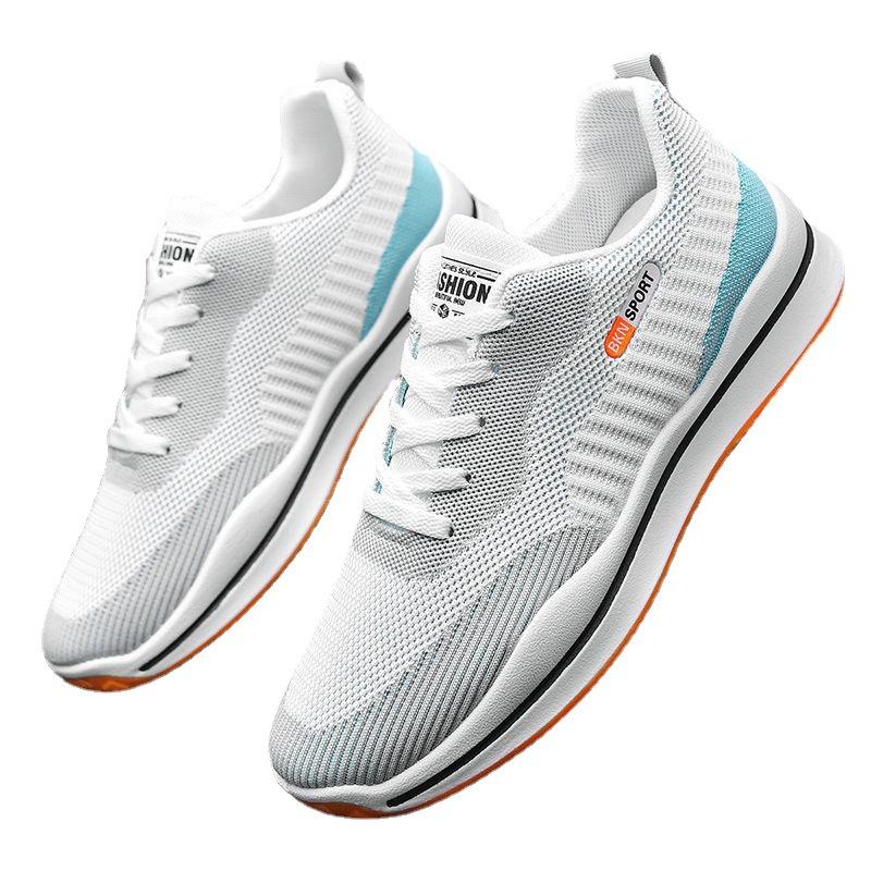 Men's Spring and Summer Large Size Soft Shoes All-match Flat Heel Lightweight Sports Shoes Casual Sneakers
