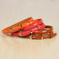 Ladies Belt PU Cowhide Candy Color Thin Belt Casual Jeans Decoration Single Head Buckle
