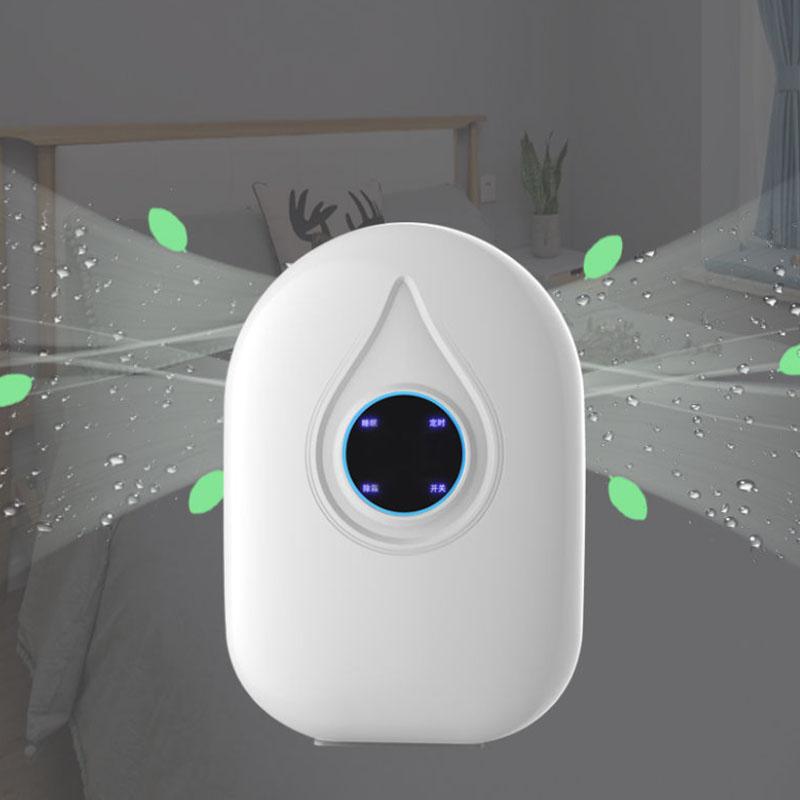 0.8L LCD Smart Remote Control Dehumidifier Air Dryer Moisture Absorption Machine Silent Dryer for Basement Cabinets