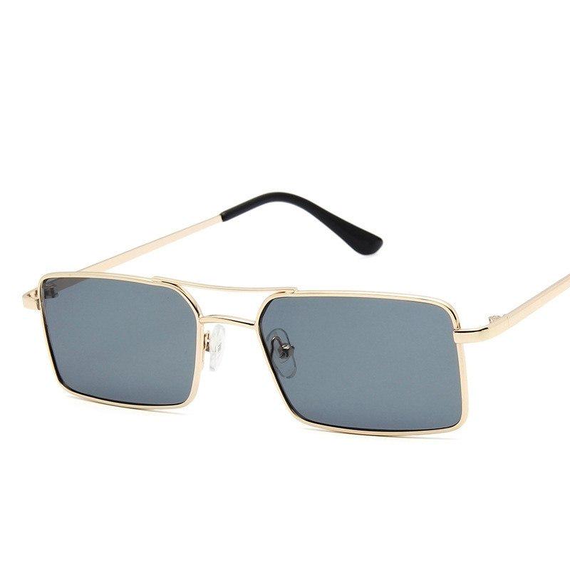 Small Sunglasses Women 90s Metal Men Retro Driving GlassesFemale Red Pink Lens Glasses Vintage Ladie
