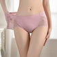 Boxed Cotton Antibacterial Plus Size Women's Panties Lace Light and Breathable Women's Panties Women's Solid Color Hollow Briefs