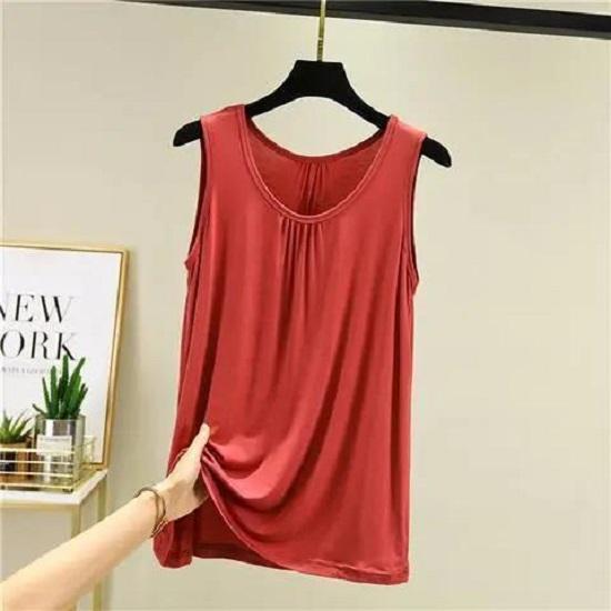 Multicolor Women T- Shirt Sleeveless  Blouses Casual Tops  Loose size
