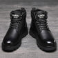 Autumn and Winter Plus Velvet Korean Version of The British Martin Boots Men's Leather Boots