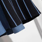 Spring and Autumn Dress Women 2021 All-match Slimming Base Dress Mid-length Fake Two-piece Knitted Dress