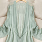 Chiffon Cardigan Short Jacket Women's Thin Outer Jacket Sun Protection Shawl Loose Top See-through Thin Coat Women Tops