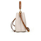 First layer cowhide bucket bag High Quality Genuine Top-Handle Bags Large Capacity Personality European Style Crossbody Bag  Handbags For Women