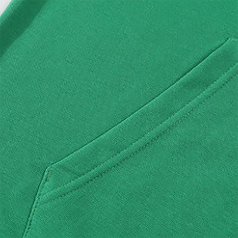 Loose Solid Color Sweater for Men with Long-sleeved Sports Wind Cotton Terry Soft and Lazy Wind Sweatershirts