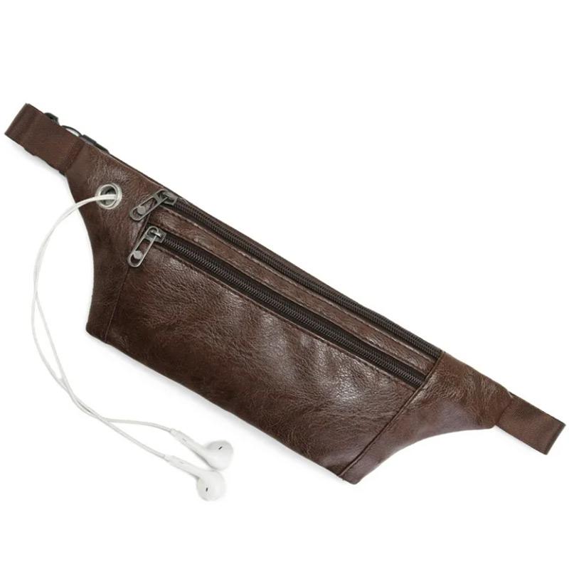 Men's and Women's Outdoor Sports Pockets Multi-function Soft Leather Running Anti-theft Mobile Phone Bag Cycling Personal Wallet