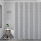 Shower Curtain 180*180 Perforated Free Bathroom Toilet Mold-proof Curtain Lattice Simple Shower Waterproof Partition Curtain Hanging Curtain