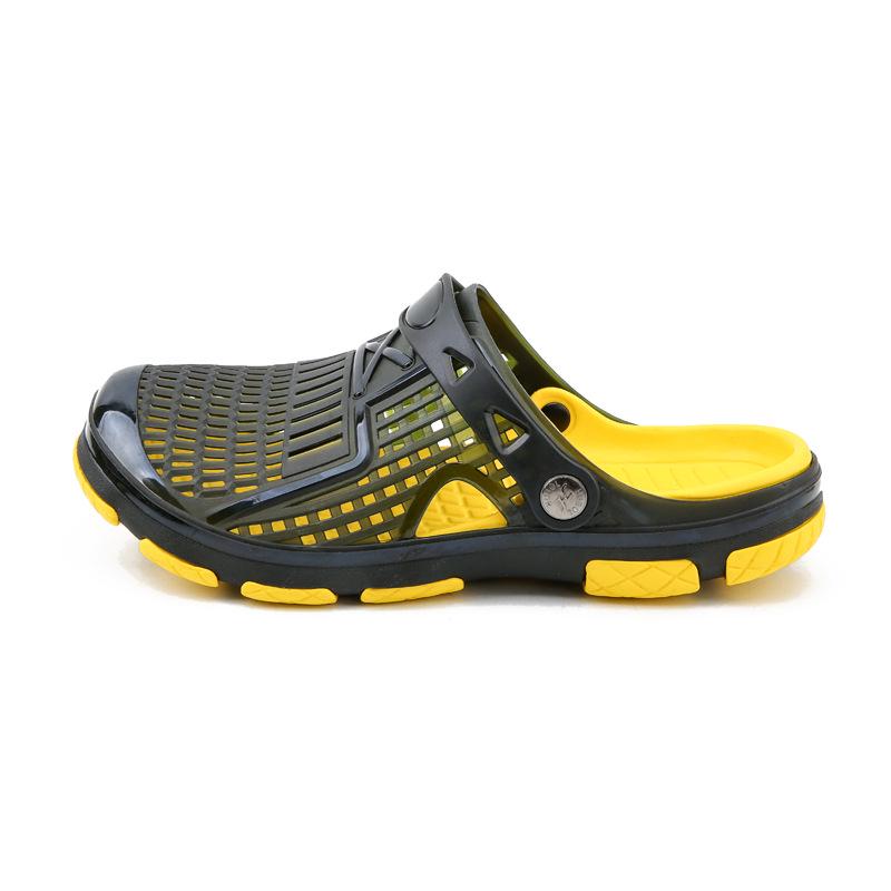 Sandals and Slippers Baotou Hollow Jelly Shoes Non-slip Breathable Large Size Men's Beach