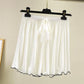 Loose Home Shorts Women's Solid Color Large Size Pants Outer Wear Casual Pants Ice Silk Summer Five-point Pants