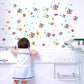 [Wall sticker ]2 Style Cartoon Bubble Fish Wall Stickers For Kids Rooms Baby Bathroom Home Decoratio