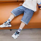 Boys Denim Summer Thin Section Big Boys Casual Pants Children's Cropped Trousers Shorts