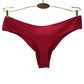 6 Pieces/set of Ice Silk Seamless T-shaped Panties Feminine Fashion Large Size Wide Belt Pure Color Panties
