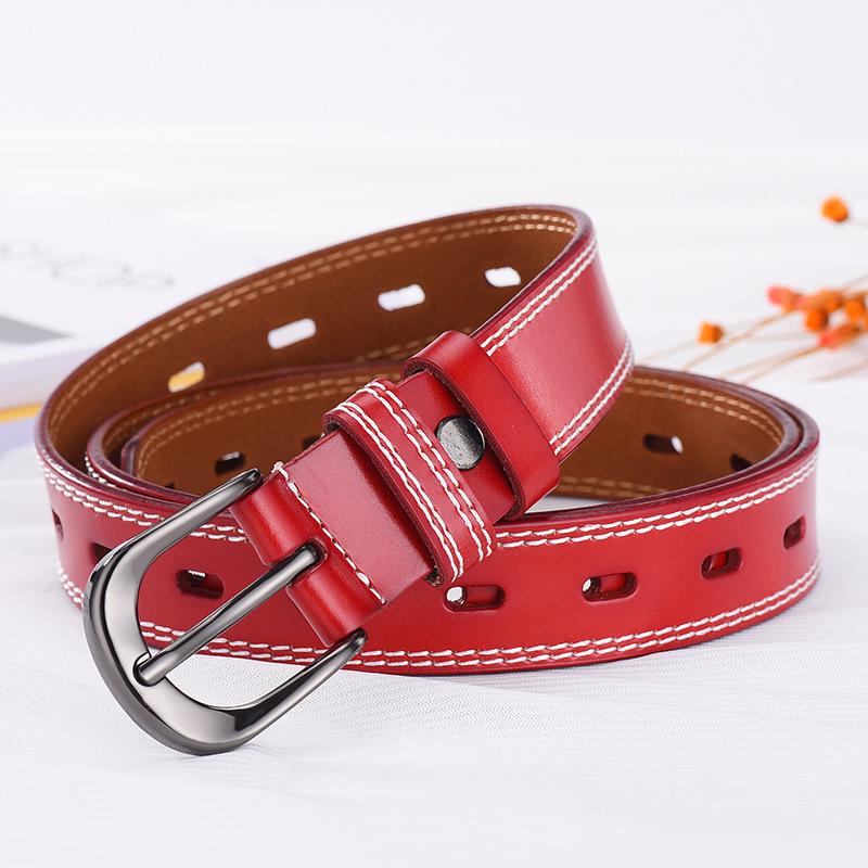 Belt Fashion Women Lady Girl Vintage Metal Buckle Boho Leather Waist Belt Waistband