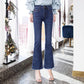 Plus Size Women High Waist Female Streetwear Pocket Casual Jeans Pocket Ripped Denim Pants