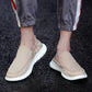 Old Beijing Cloth Shoes Men's Spring Breathable Slip-on Shoes Work Shoes Casual Shoes Skate Shoes Comfortable Sneakers Dad Shoes