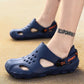 Men's Sandals Summer Outdoor Breathable Beach Hole Shoes Soft Bottom Hollow Slippers Men