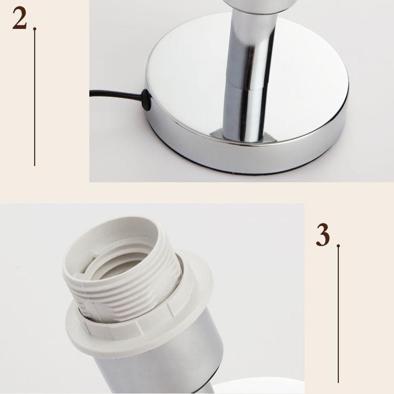 Feather Creative Table Lamp Bedroom Bedside Lamp Simple Modern Bedroom Lamp Warm and Romantic Home Energy-saving Counter Lamp