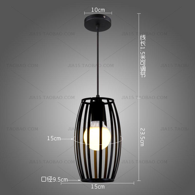 Loft Vintage Antique Industrial Pendant Lights Fixtures Restaurant Living Room Cafe Bar