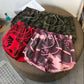 Sports Shorts Women Loose All-match Trend Summer High Waist Wide Leg Camouflage Shorts Sports Casual Beach Pants