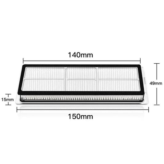 Compatible with Mi 1S Sweeping Robot Accessories Rock S50 T7 Roller Brush Filter Side Brush Main Brush Set