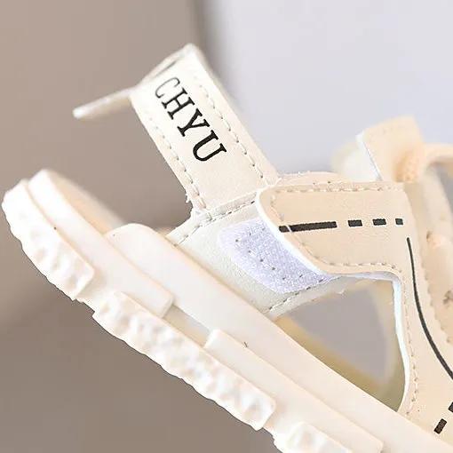 Children's Sandals Summer Trendy Boys' Fashion Casual Baotou Beach Shoes Soft Bottom Anti-kick Kids Sneakers