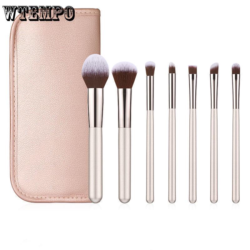Makeup Brush Wood Handle Pink Hair Makeup Brush Suit Professional Beauty Cosmetics Tools Maquiagem