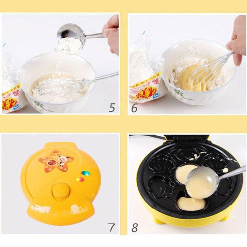 1000W Frying Egg Machine Bread Maker Electric Bakeware Kitchen Supplies for Breakfast and Afternoon Tea