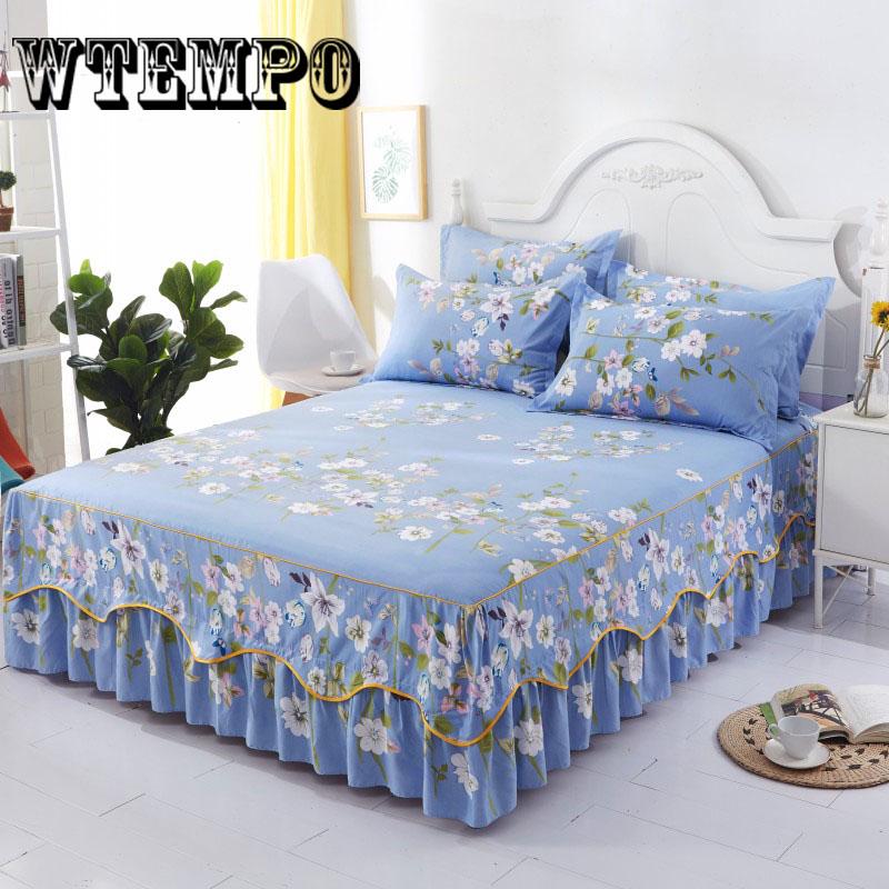 3 Pcs Set Sheet Set Cotton Home Textile Polyester Mattress Covers Pillow Case