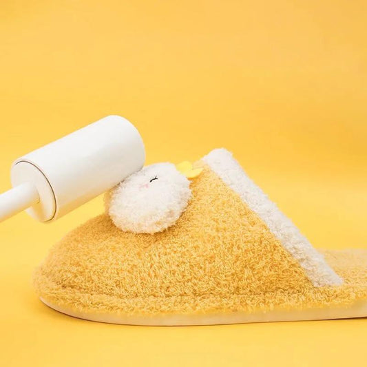 Autumn and Winter Cotton Slippers Female Cute Plush Warm Home Indoor Wear Non-slip Soft and Comfortable Cotton Slippers