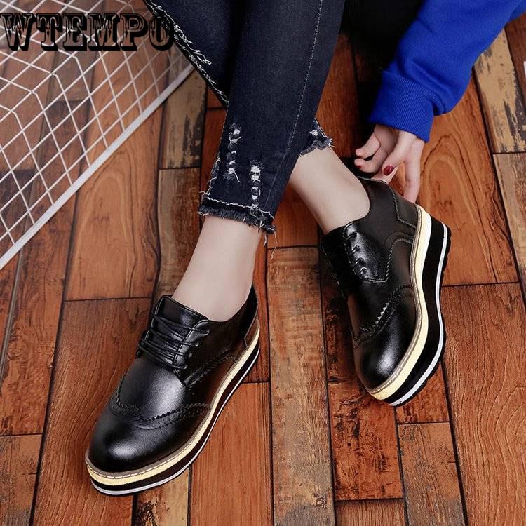 Pu Leather Women Dress Shoes Round Toe Female Patent Leather Business Shoes Women's Flat Shoes