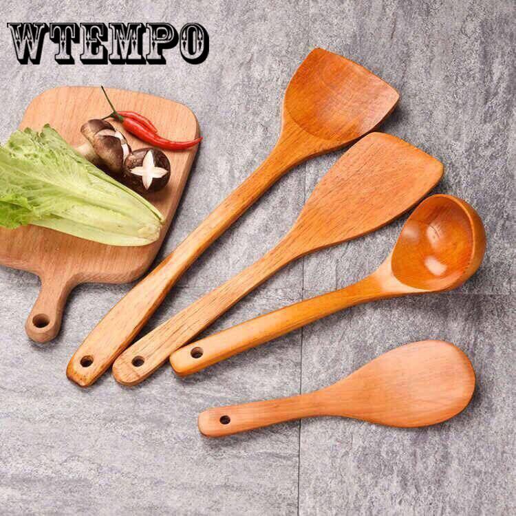 Wooden Spoon Cooking Utensil Coffee Rice Soup Dessert Kitchen Tool