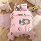 Children's Milk Quilt Cover 120*150cm Kindergarten Three-piece Baby Quilt Thickened Skin-friendly