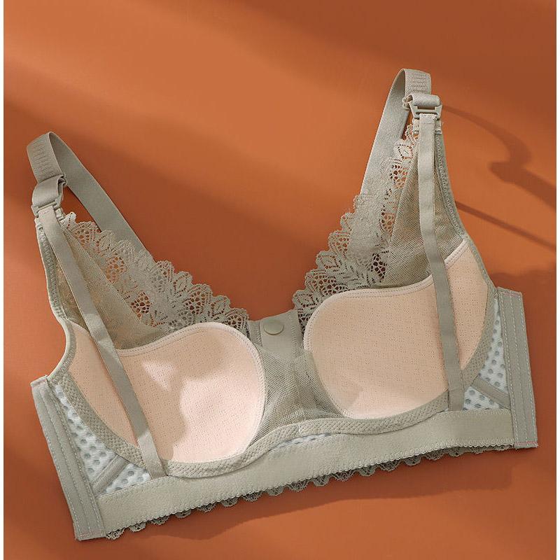 Breast Feeding Bra Gathers Anti Sagging Sexy Lace for Pregnant Women Postpartum Feeding Special Thin Underwear for Pregnant Women
