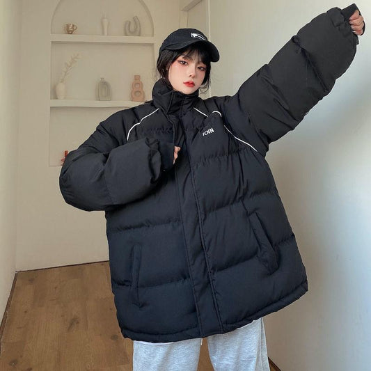 Winter Down Padded Jacket Female Student Jacket Korean Loose Padded Jacket Short Winter Padded Jacket Thickened