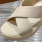Sandals and Slippers Women's Summer Sponge Cake Thick-soled Students Fashion All-match Open-toed Sandals and Slippers Women's Outer Wear Sandals Women