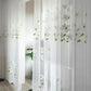 Europe White Yarn Curtain Window Tulle Curtains for Living Room Kitchen Modern Window Treatments Voile Curtain