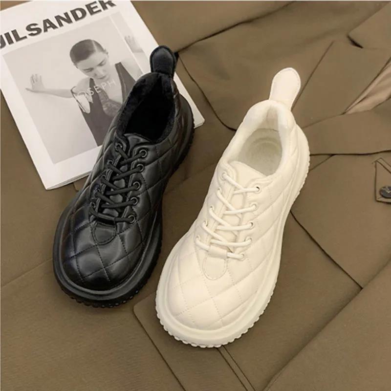 Snow Boots Women's Outer Wear Plus Velvet Thickening Winter Warm Thick-soled Non-slip Cotton Shoes