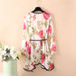 Women's Sun-Dress 1pcs Chiffon Cardigan Flowers Sun Protection Clothing Mid-length Plus Size Loose Outer Thin Coat Beach Air-conditioned Rooms