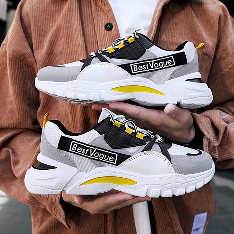 Summer Men's Sports Shoes Korean Style Trendy Old Shoes Casual Running Shoes All-match Student Casual Shoes