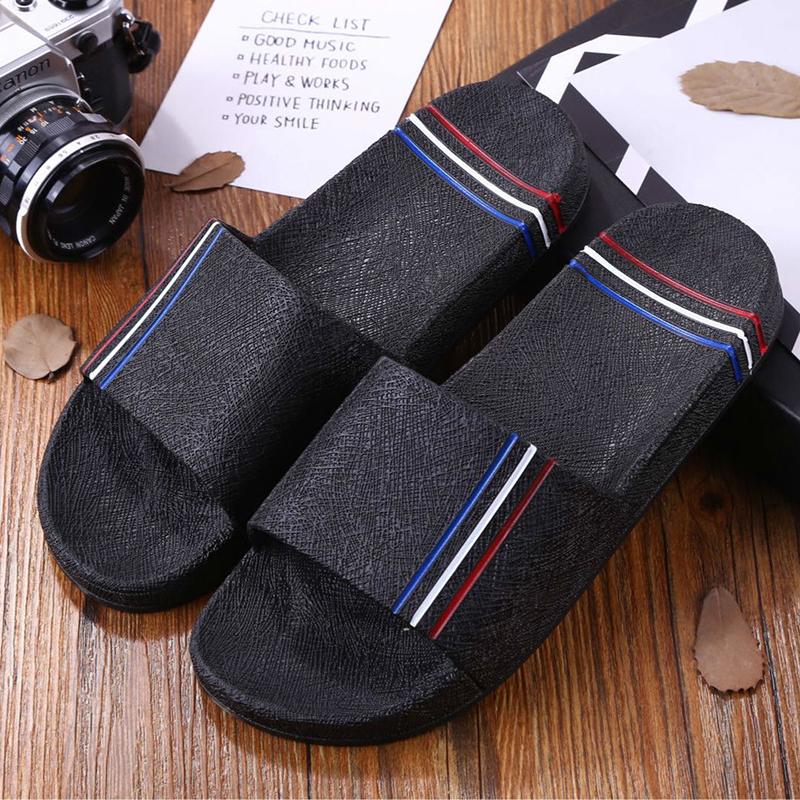 Summer Korean Home Bathroom Slippers Indoor and Outdoor Couples Non-slip Soft Bottom Extra Large Size Sandals and Slippers for Men and Women