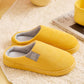 Winter Couples Home Bedroom Household Cotton Mopping Women's Warm Non-slip Plush Cotton Shoes