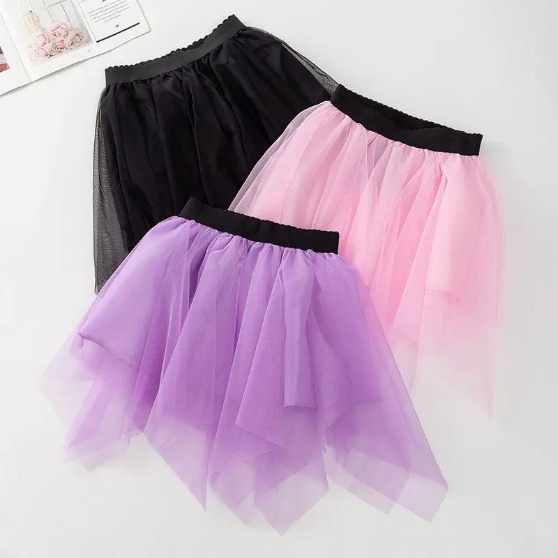 Girl Skirt Summer Dress Princess Dress Small Children Short Irregular Skirt