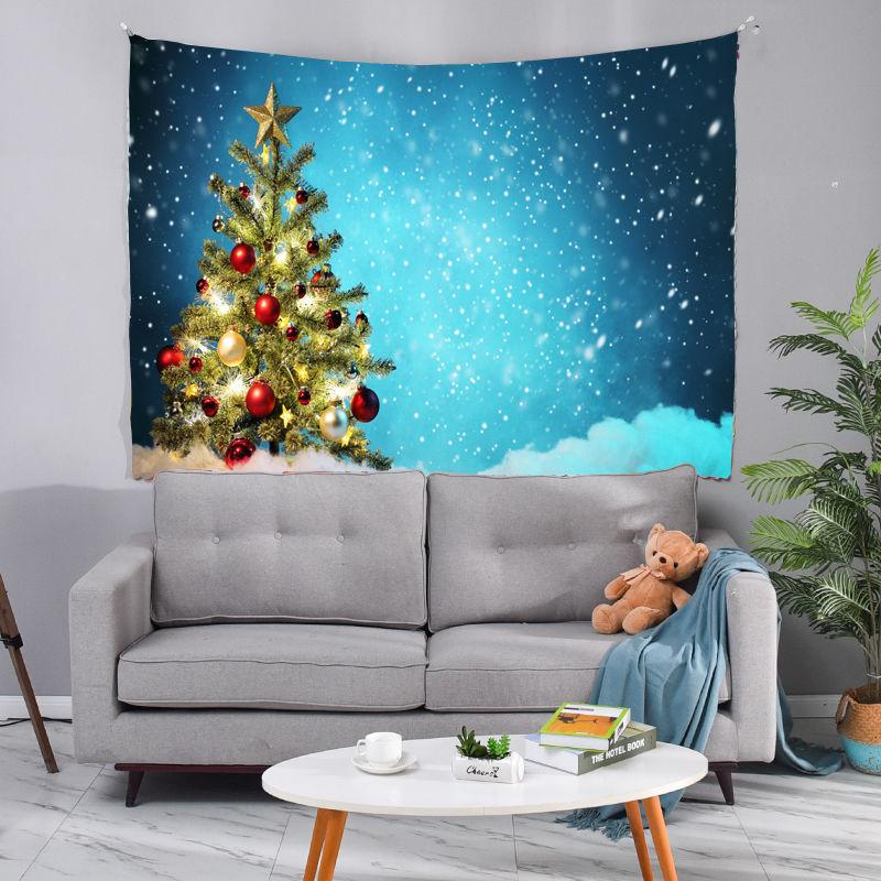 Christmas Tree Tapestry Bedroom Dormitory Wall Decoration Simple Wall Tapestry
