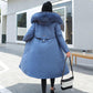 One-coat Three-wear Pie To Overcome Women's Long Winter Padded Padded Jacket