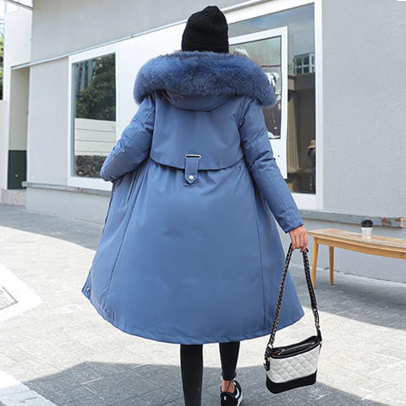 One-coat Three-wear Pie To Overcome Women's Long Winter Padded Padded Jacket