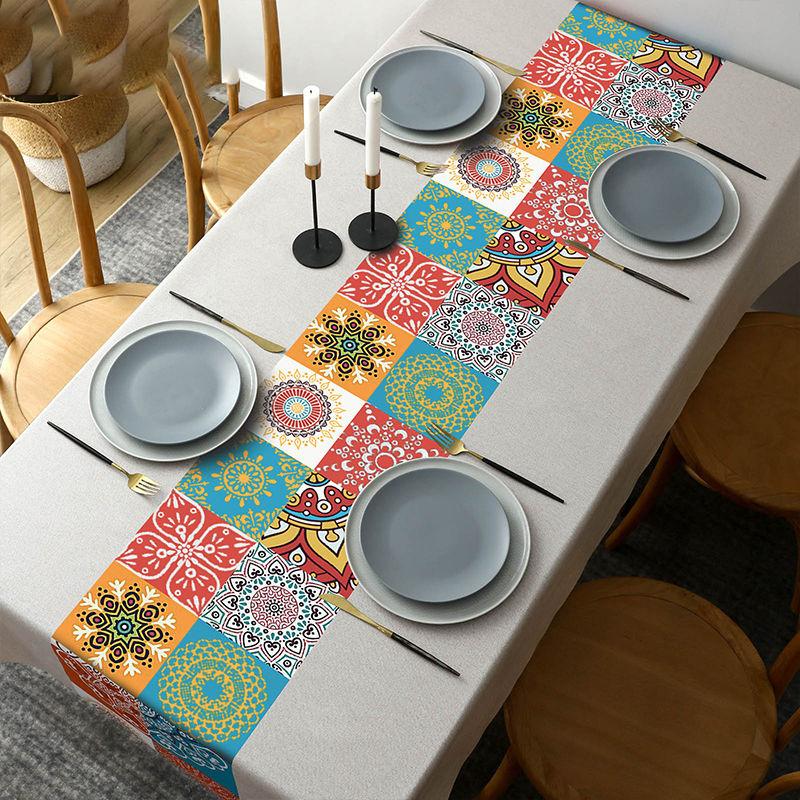 Pvc Table Cloth Waterproof and Oil-proof Disposable Table Top Table Table Cloth Rectangular Table Mat Fresh European Pastoral Style