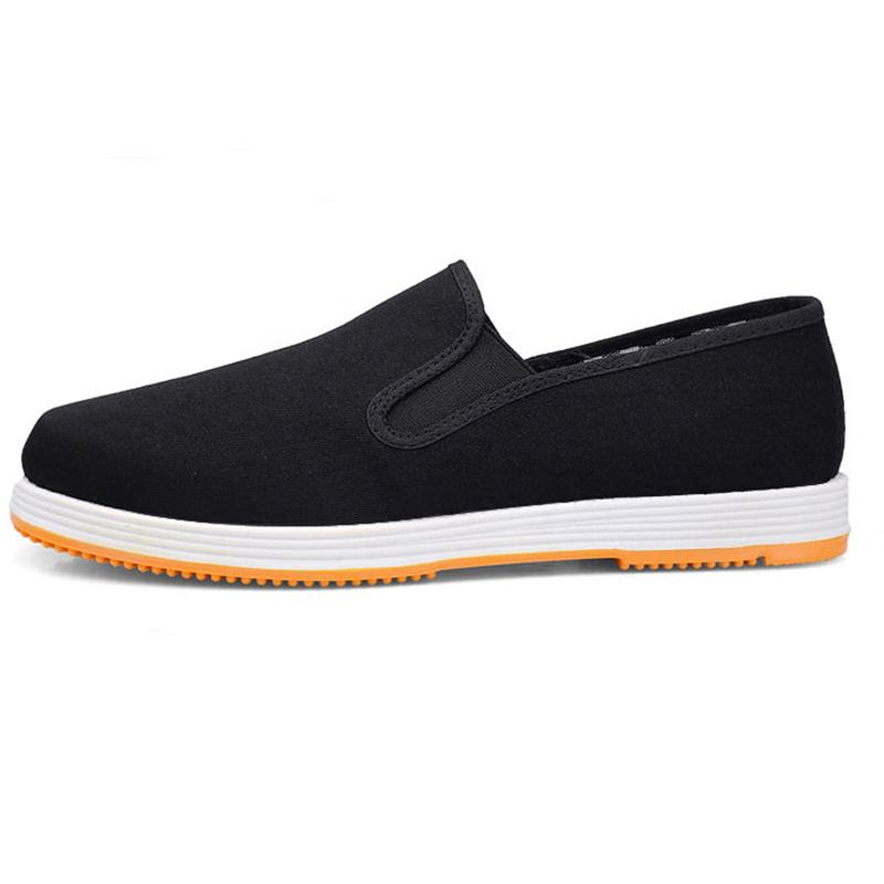 Non-slip Safety Shoes Convenient Work Driver Shoes Old Beijing Black Canvas Shoes